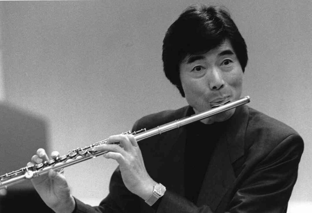 Toshio Takahashi and flute